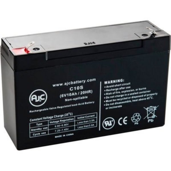 Battery Clerk UPS Battery, UPS, 6V DC, 10 Ah, Cabling, F1 Terminal EATON-POWERWARE 5115RM 1500 VA